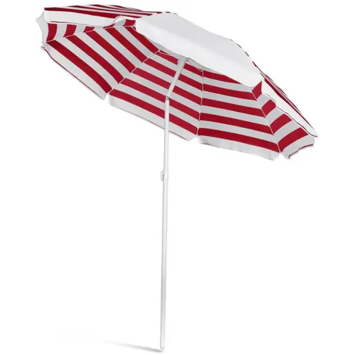 Serendipio Tanereef Stripe Beach Umbrella Red Inner